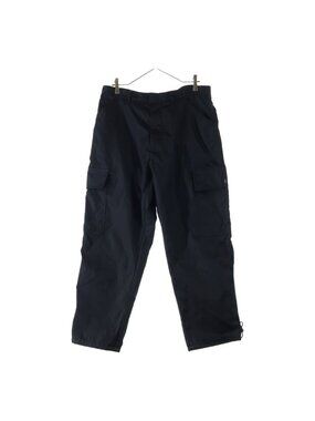 Prada Re-Nylon Triangle Logo Cartoon Pants Black